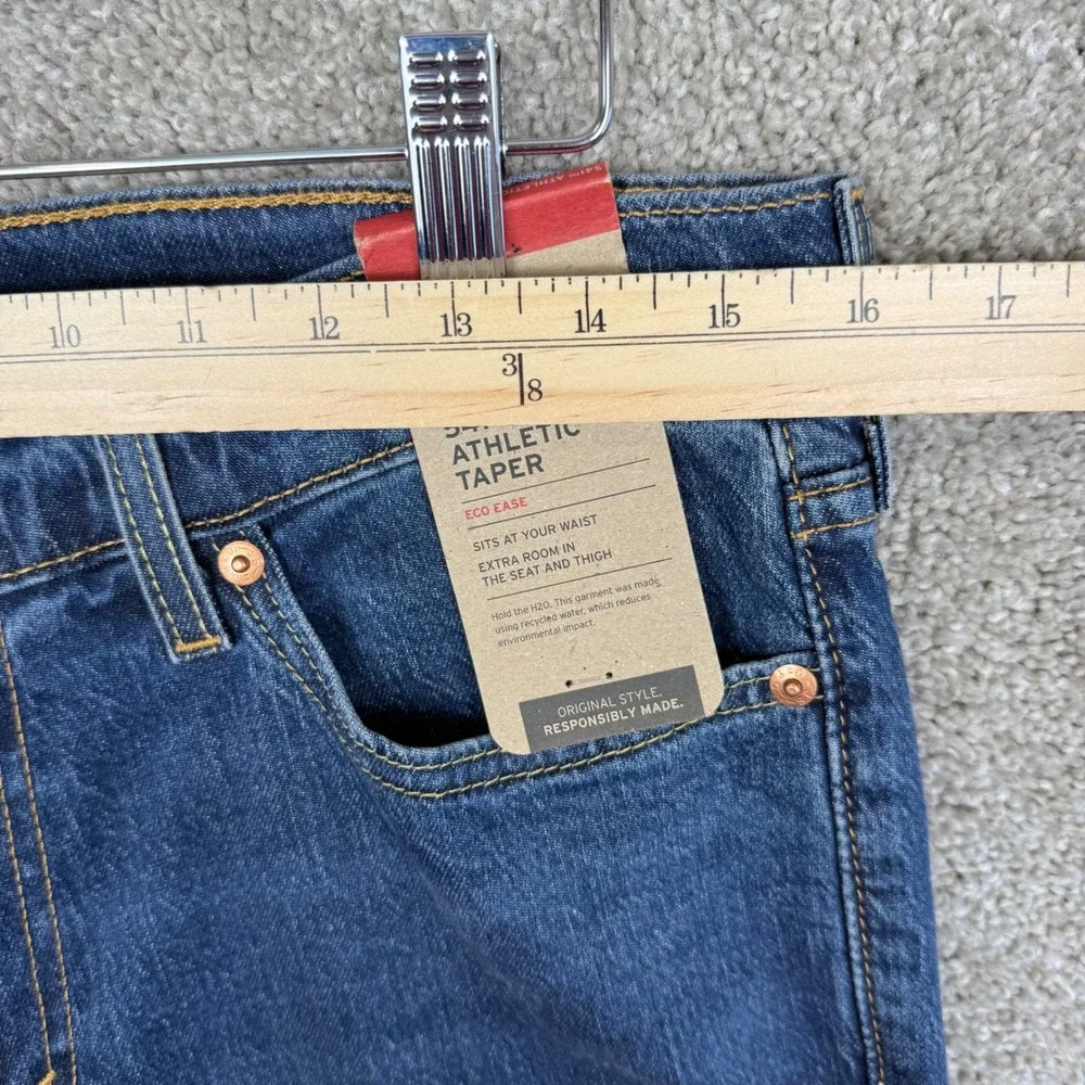 Levis 541 Athletic Taper Jeans Mens 30x34 Dark Wash Stretch Denim 18181-0642 NEW